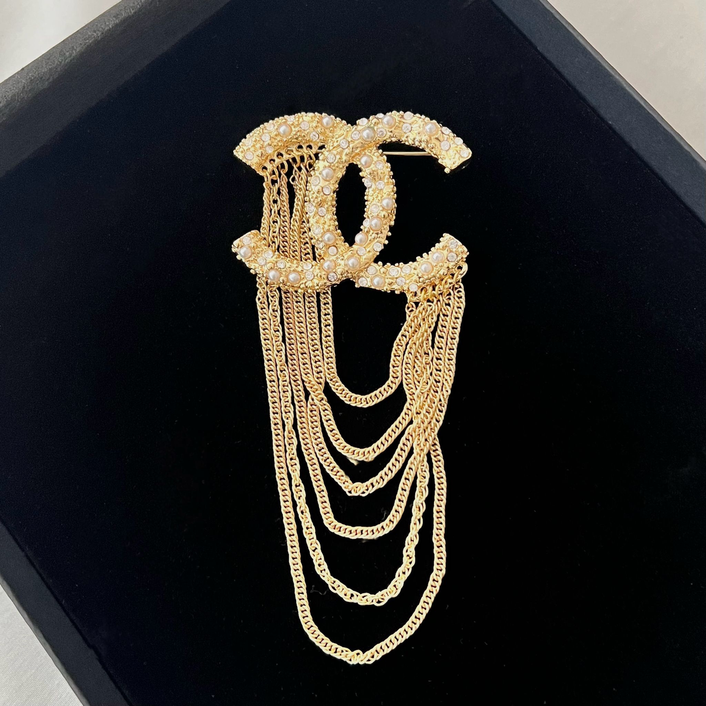 Chanel Inspired Lux Brooch