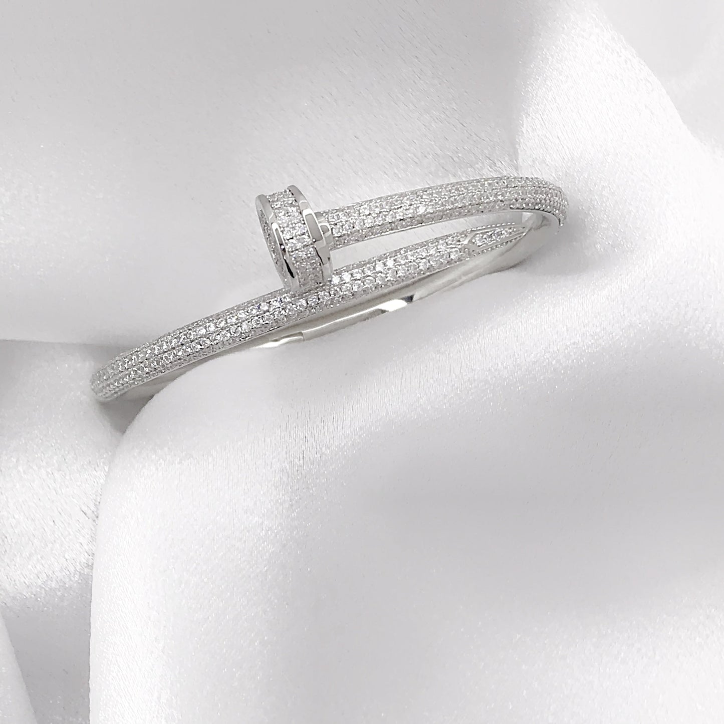 Diamond Nail Bracelet