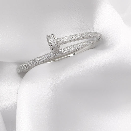 Diamond Nail Bracelet