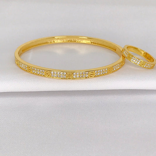 Diamond Bracelet Set