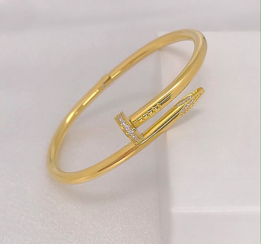 Nail Bracelet with Stones