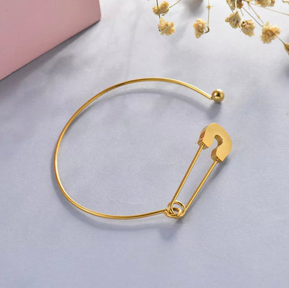 Safety Pin Bracelet