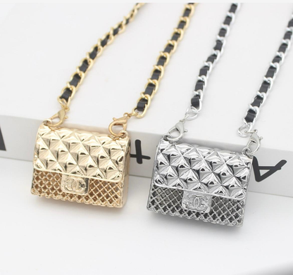 Gold Chanel Inspired purse