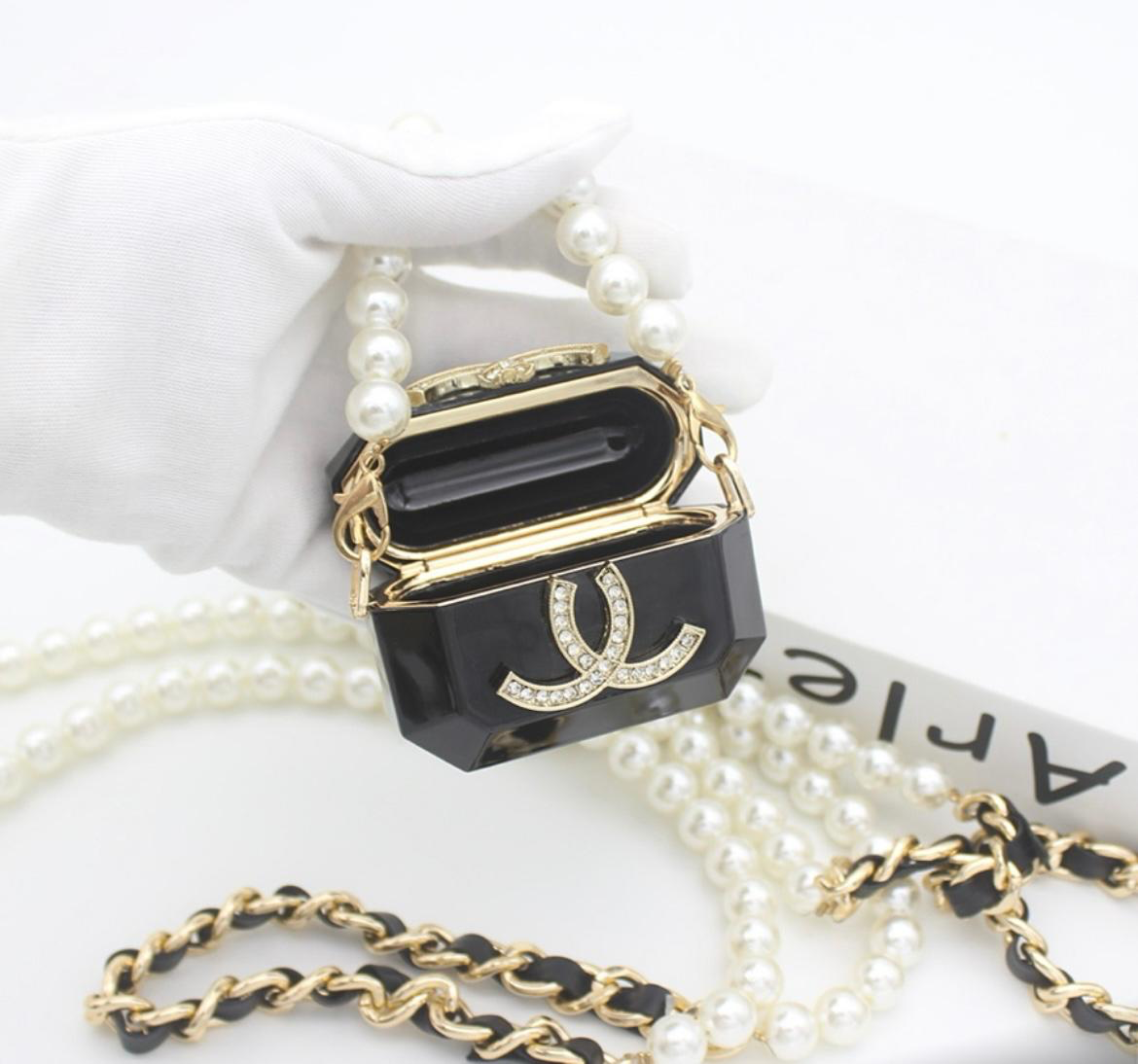 Chanel Inspired Pearl Mini Purse