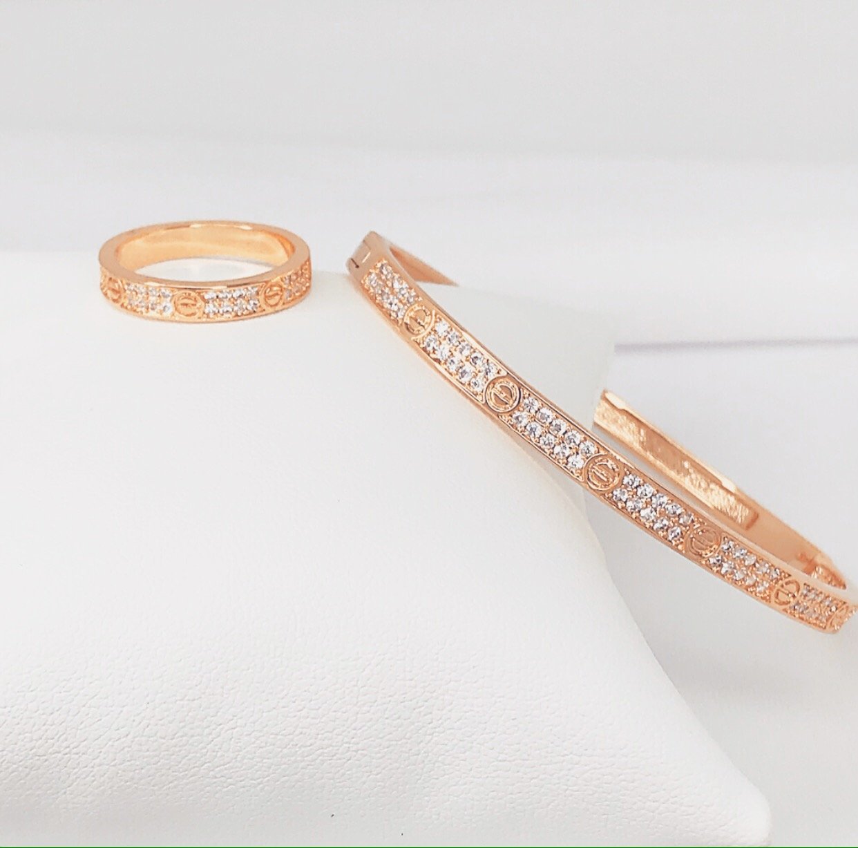 Diamond Bracelet Set
