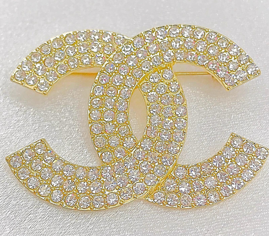 Gold Inspired Chanel Brooch